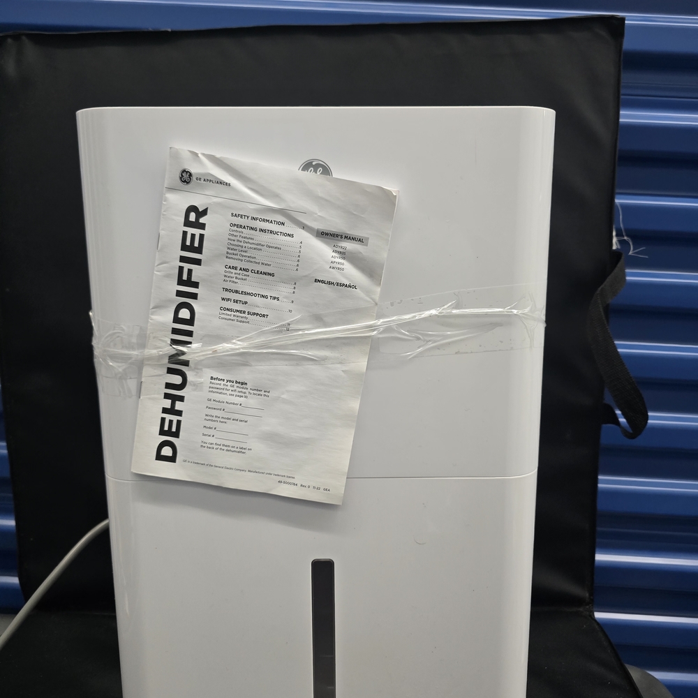 GE White Home Dehumidifier